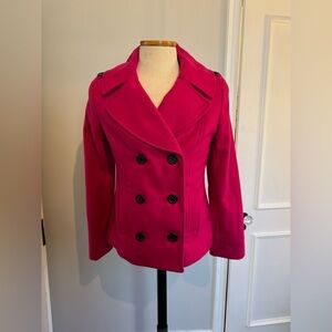 Women’s Pink Peacoat - Size M